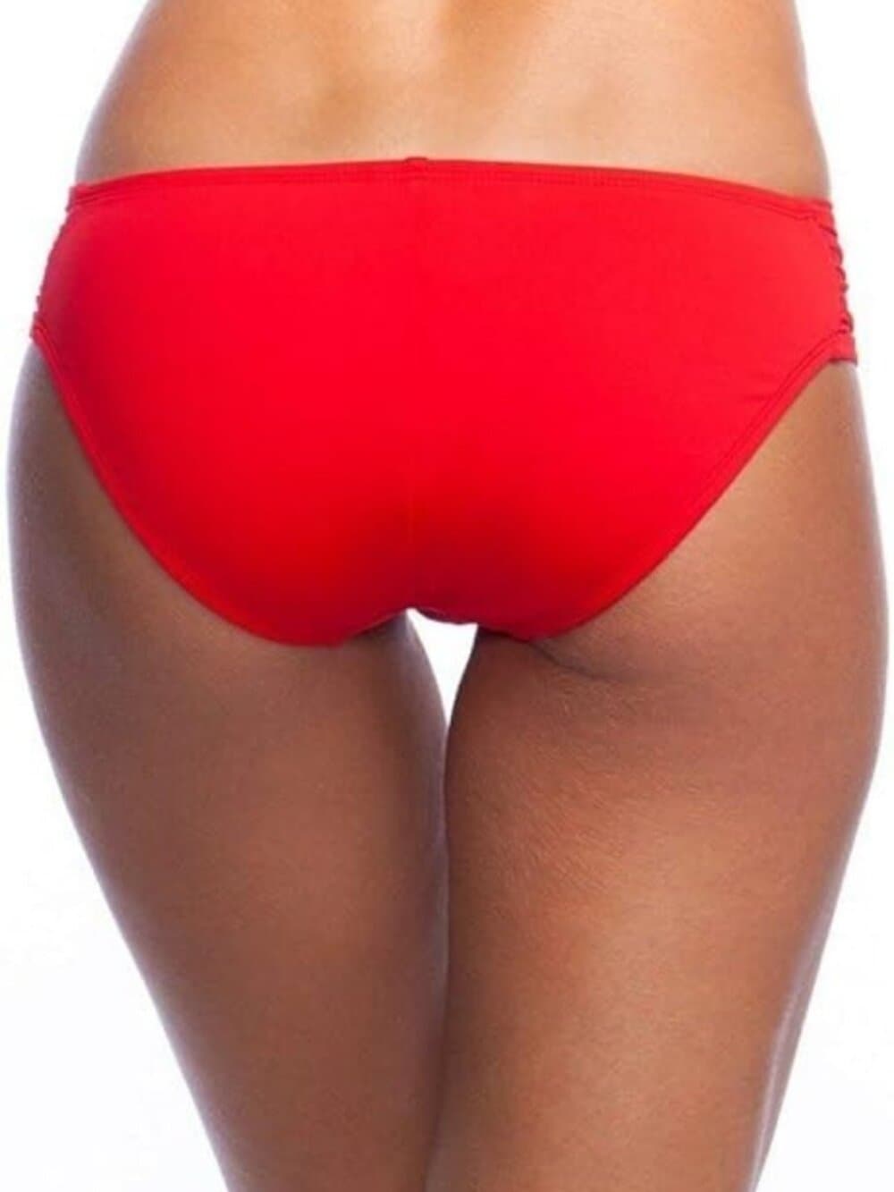 La Blanca L108769 Womens Flame Island Goddess Side Shirred Hipster Bottom Sz 10