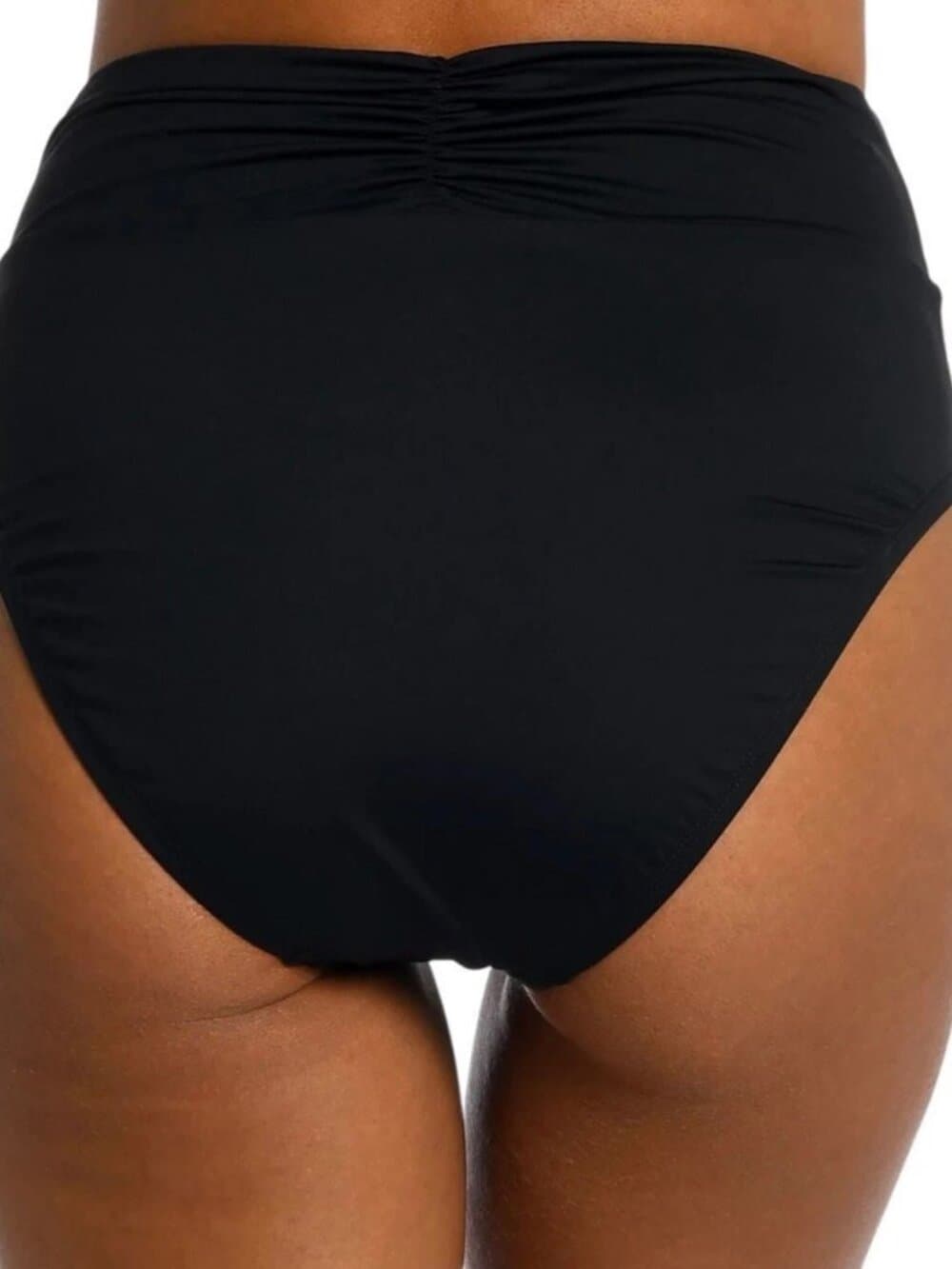La Blanca Women's Island Goddess High Waist Bikini Swimsuit Bottom Black Sz 18W