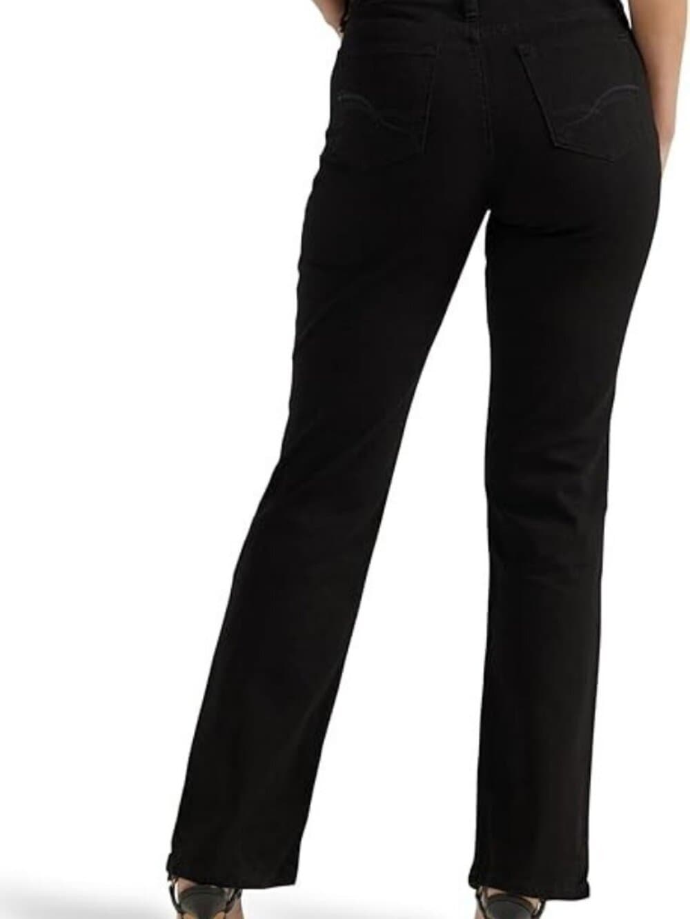 Lee Riders Jeans Women's 8P Black Classic Fit Denim Straight Leg NWT