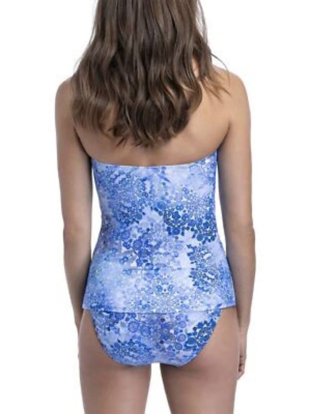 Profile by Gottex Women's Halter V-Neck Tankini Top Swimsuit, Taj Ma SZ 16 NWT