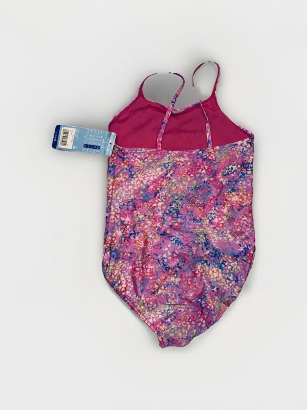 NWT Speedo Youth Girls One Piece Swimsuit Size Large XL 12/14 Pink