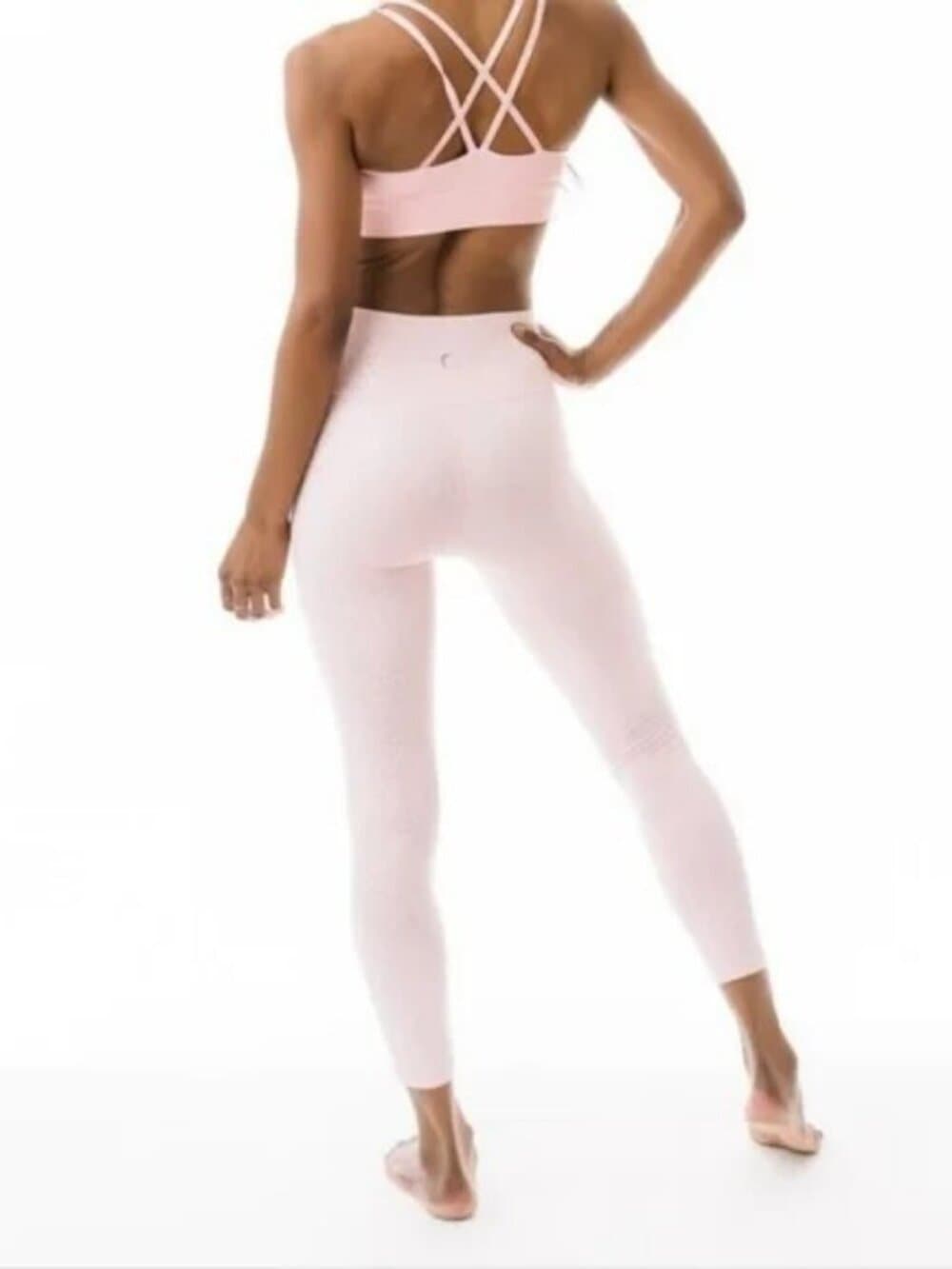ZYIA Active Pink Leopard Unicorn Light-n-Tight Hi-Rise 7/8 24” 8-10 Leggings
