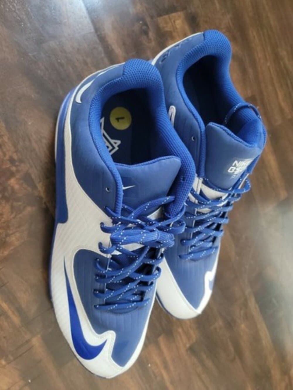 Mens Nike Air Max MVP Pro 2 II Metal Baseball Cleats Blue 684685-411 Sz 15 New