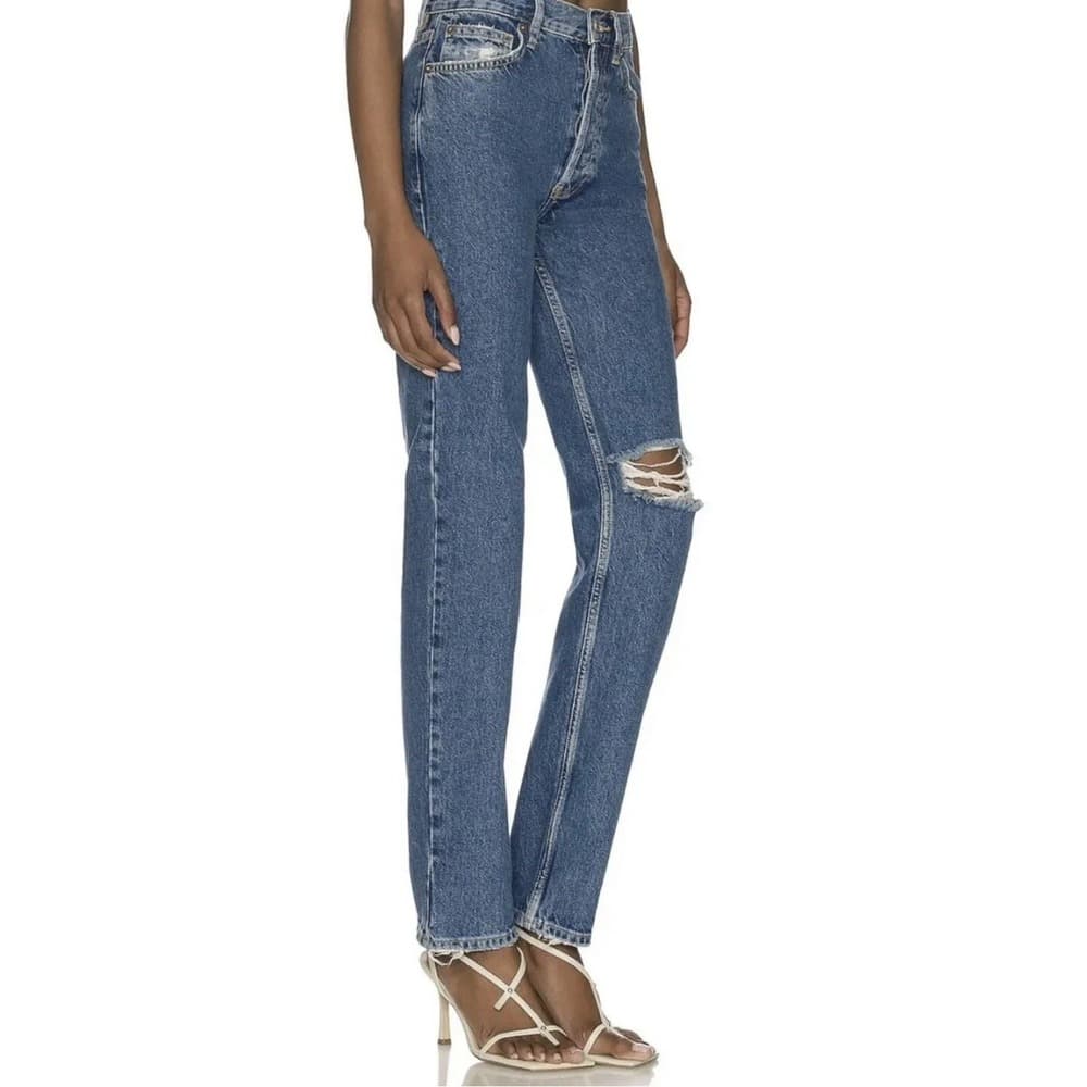 NWT! Free People We The Free The Lasso Jeans in Sapphire. Size 27. MSRP: $98.