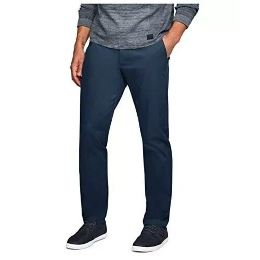 Under Armour UA Men's Showdown Chino Tapered Golf Pants Academy Blue Size 34x36