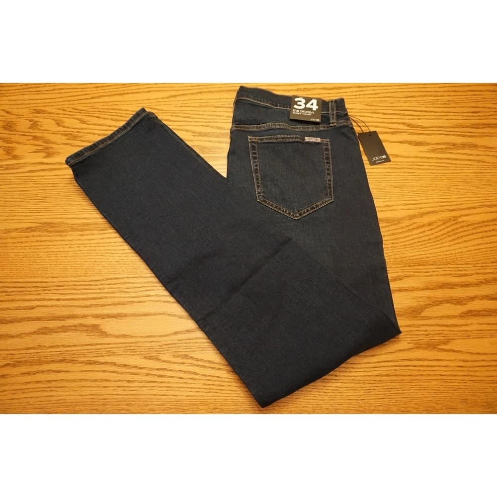 NWT MEN'S JOE'S JEANS The Brixton Straight Narrow Knox Dark Blue W38/L33