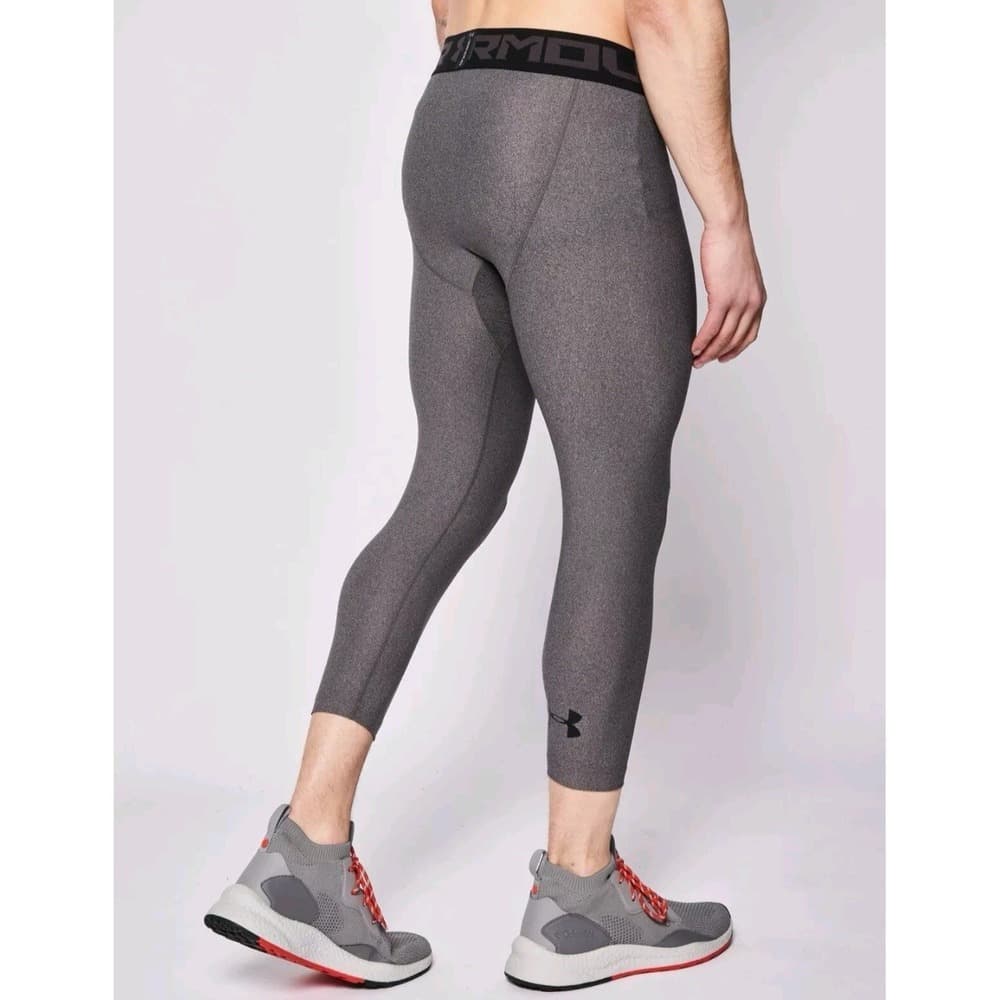 Under Armour HeatGear 2.0 Men's Size S Small Leggings Training Gray