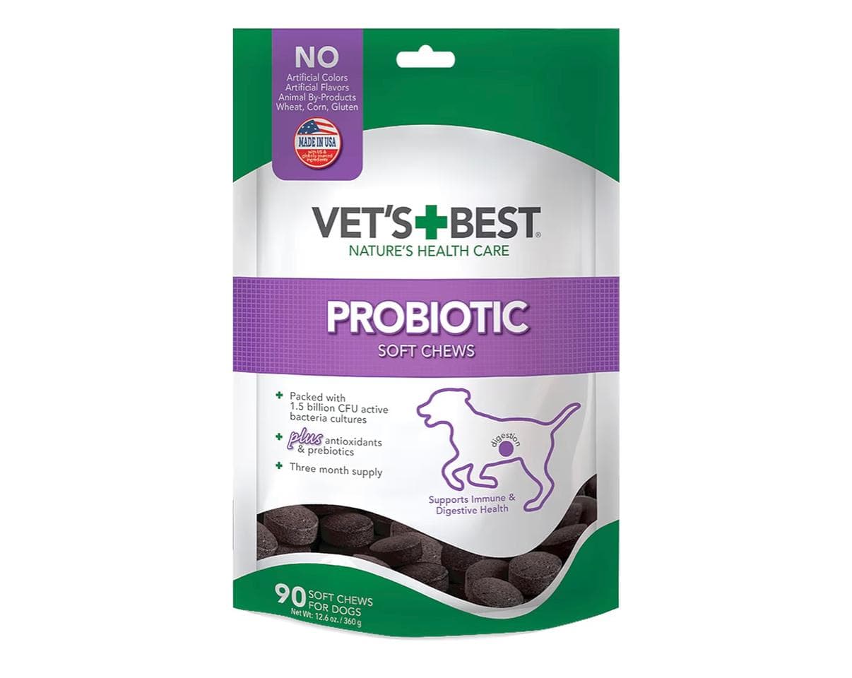 Vet's Best Probiotic Soft Chews for Dogs 90 Count