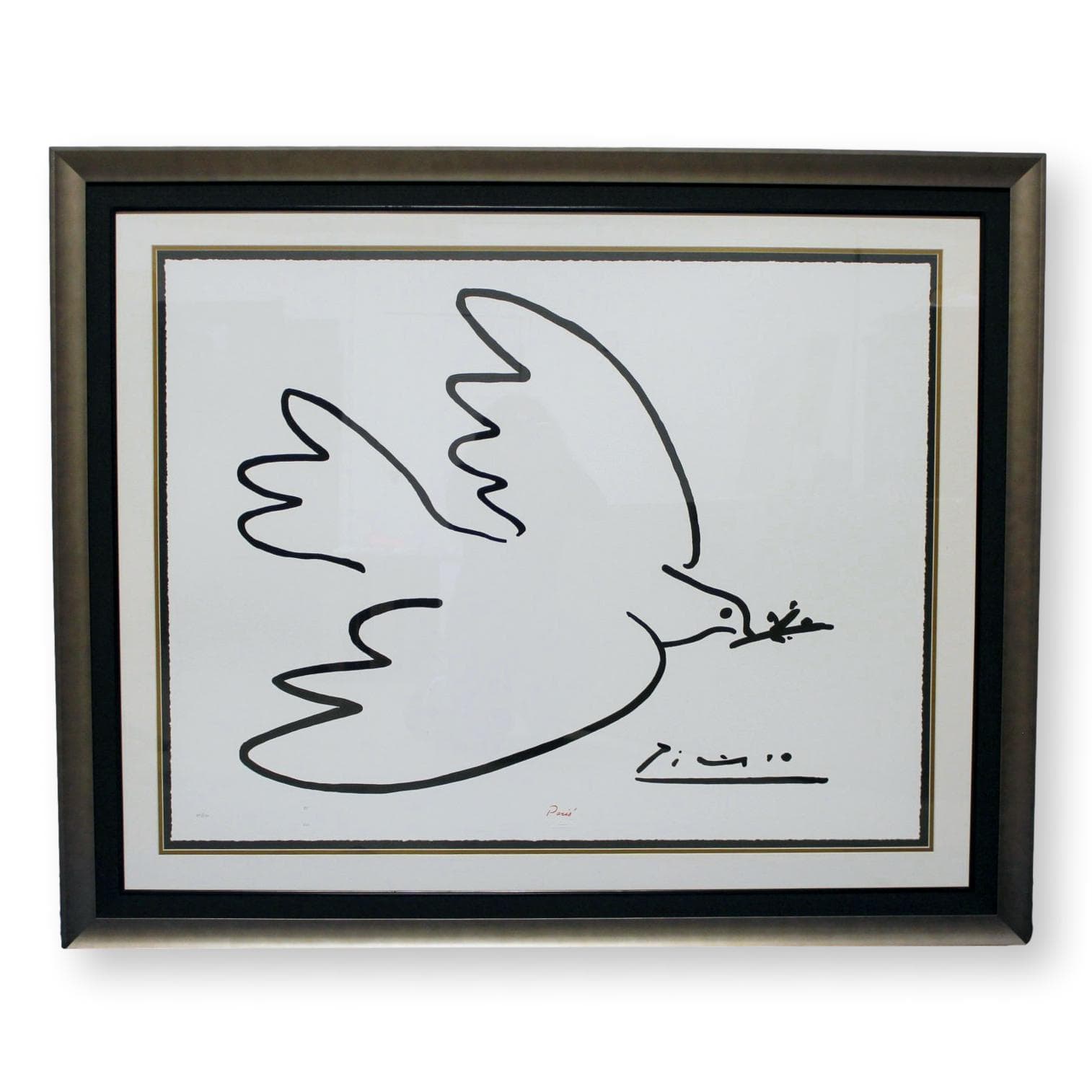 Gallery Framed Art Print 'Dove of Peace' By Pablo Picasso