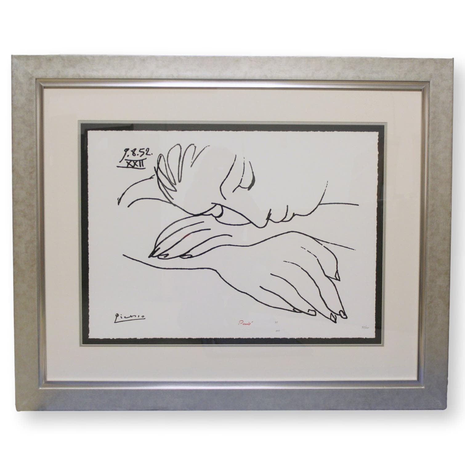 Gallery Framed Art Print 'War and Peace' By Pablo Picasso