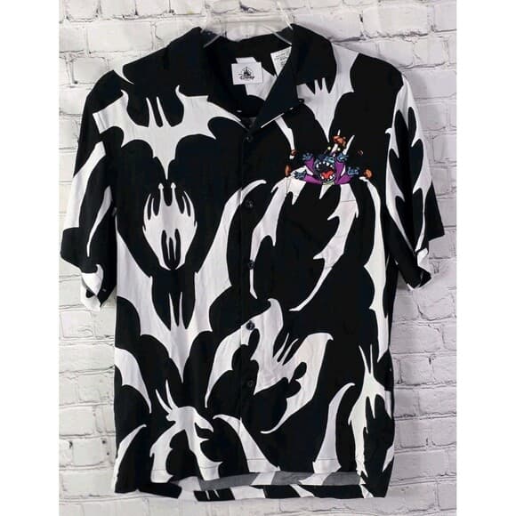 2024 Disney Parks Adults Small Halloween Stitch Camp Shirt