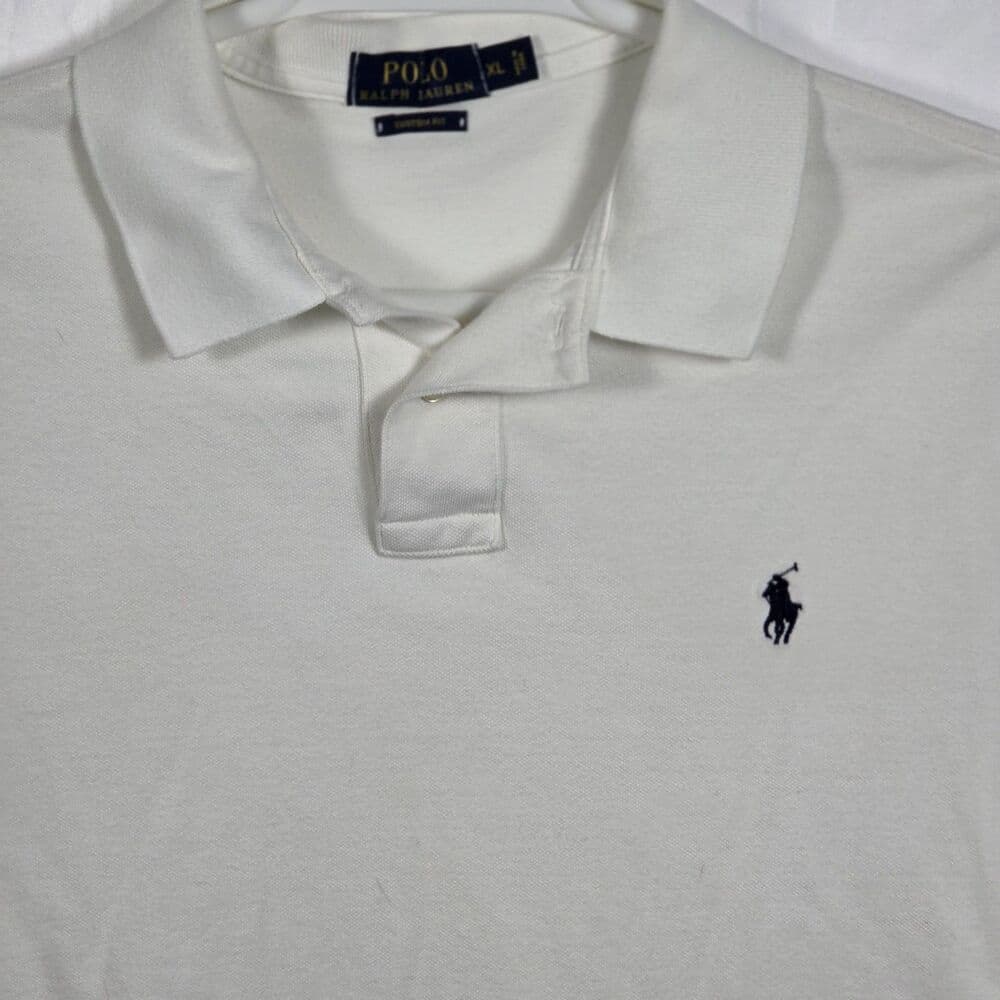 Polo Ralph Lauren Men's XL White Short Sleeve Shirt