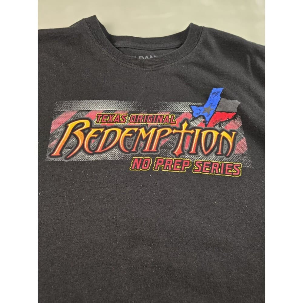 Vintage Gildan Texas Racing Cart Medium Black Short Sleeve Shirt