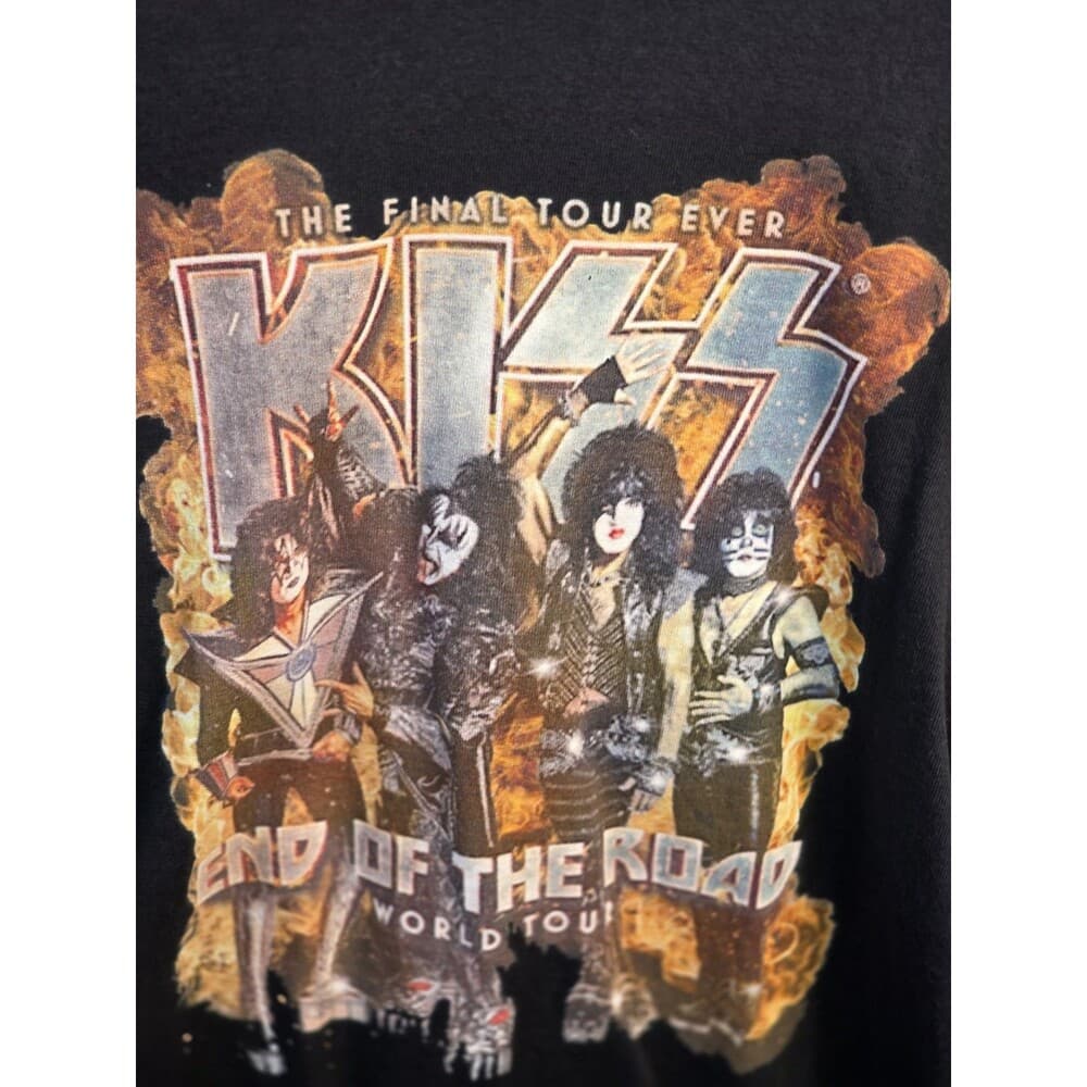 Vintage KISS End of the Road World Tour Size Large Long Sleeve T-Shirt