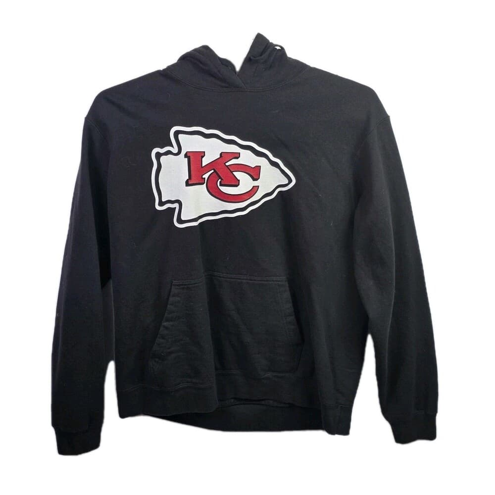 Fanatics Kansas City Chiefs Size Large Charcoal Heather Pullover Hoodie