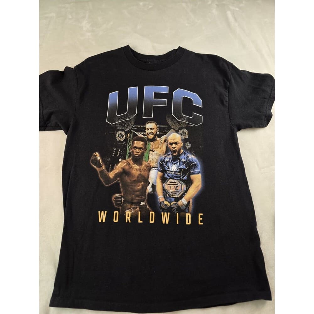 UFC Worldwide Mens XL Black T-Shirt