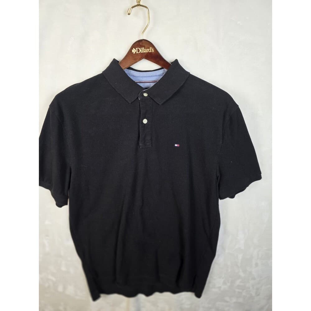 Tommy Hilfiger Men's L Blue Short Sleeve Shirt