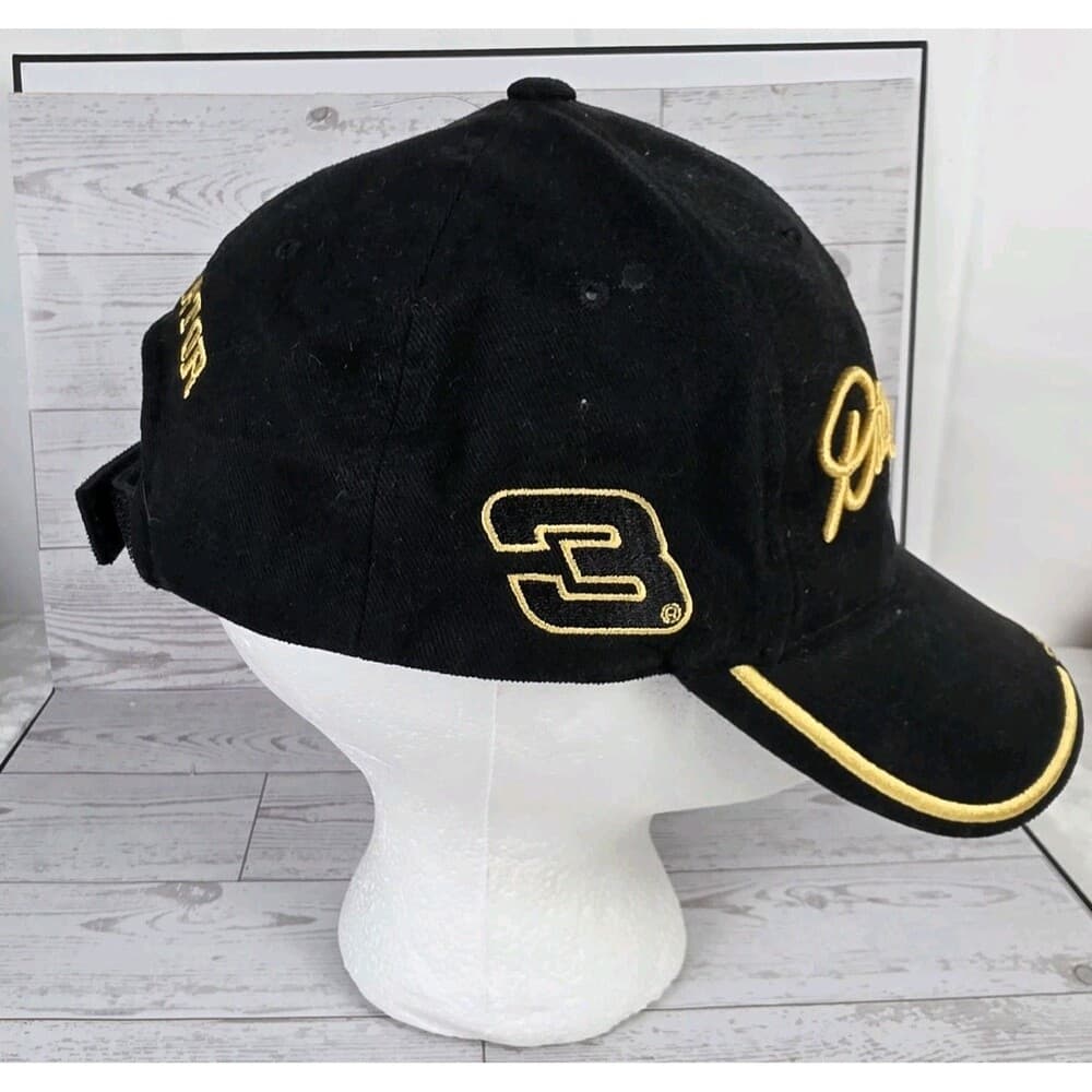 Chase Authentic Dale Earnhardt #3 7-Time Blacl Nascar Champion Cap
