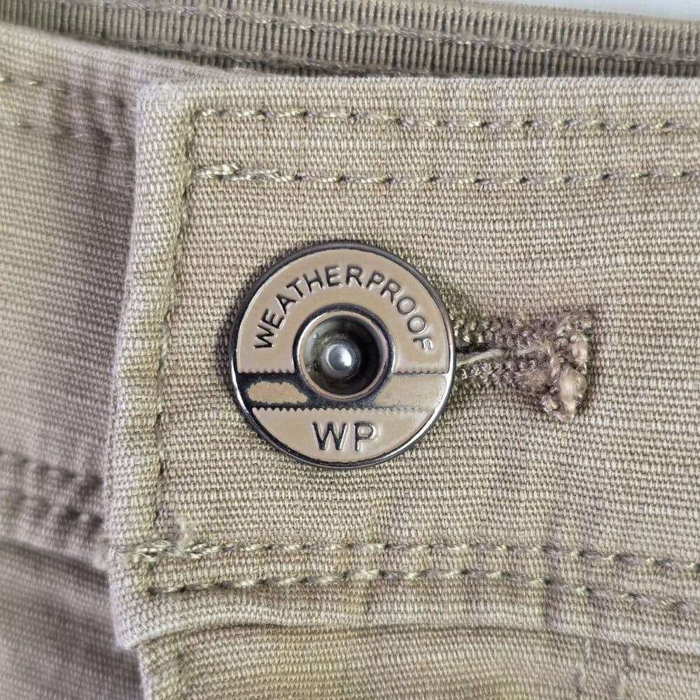 Weatherproof Men's 38 Khaki Flat Front Chino Shorts