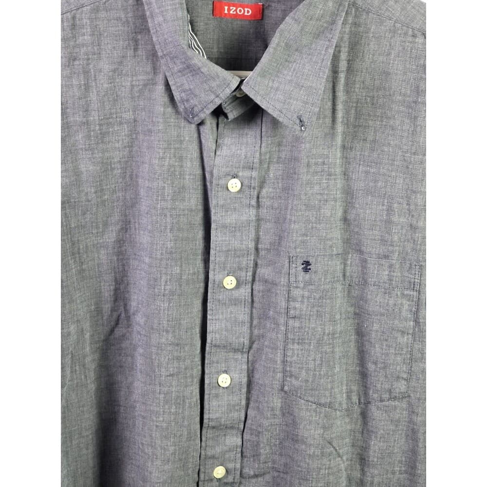 IZOD Men’s XL Gray Long Sleeve Button Down Shirt