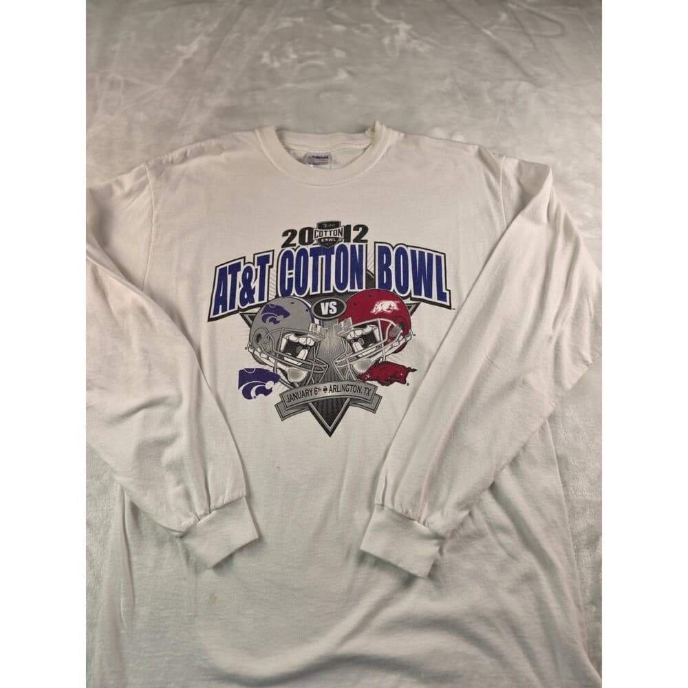 2012 Cotton Bowl Arkansas Vs Kansas Mens Size M