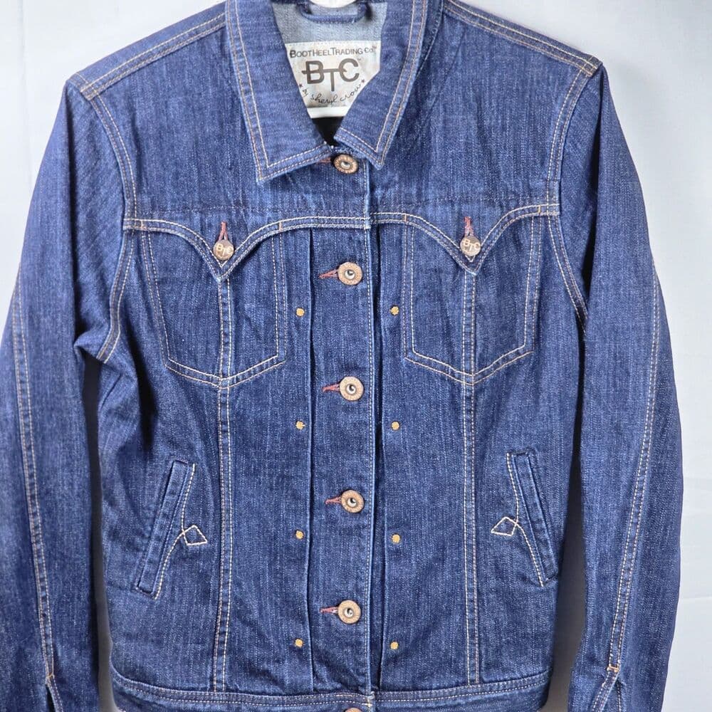 Boot Heel Trading Co By Sheryl Crow Women’s Large Denim Jeans Jacket