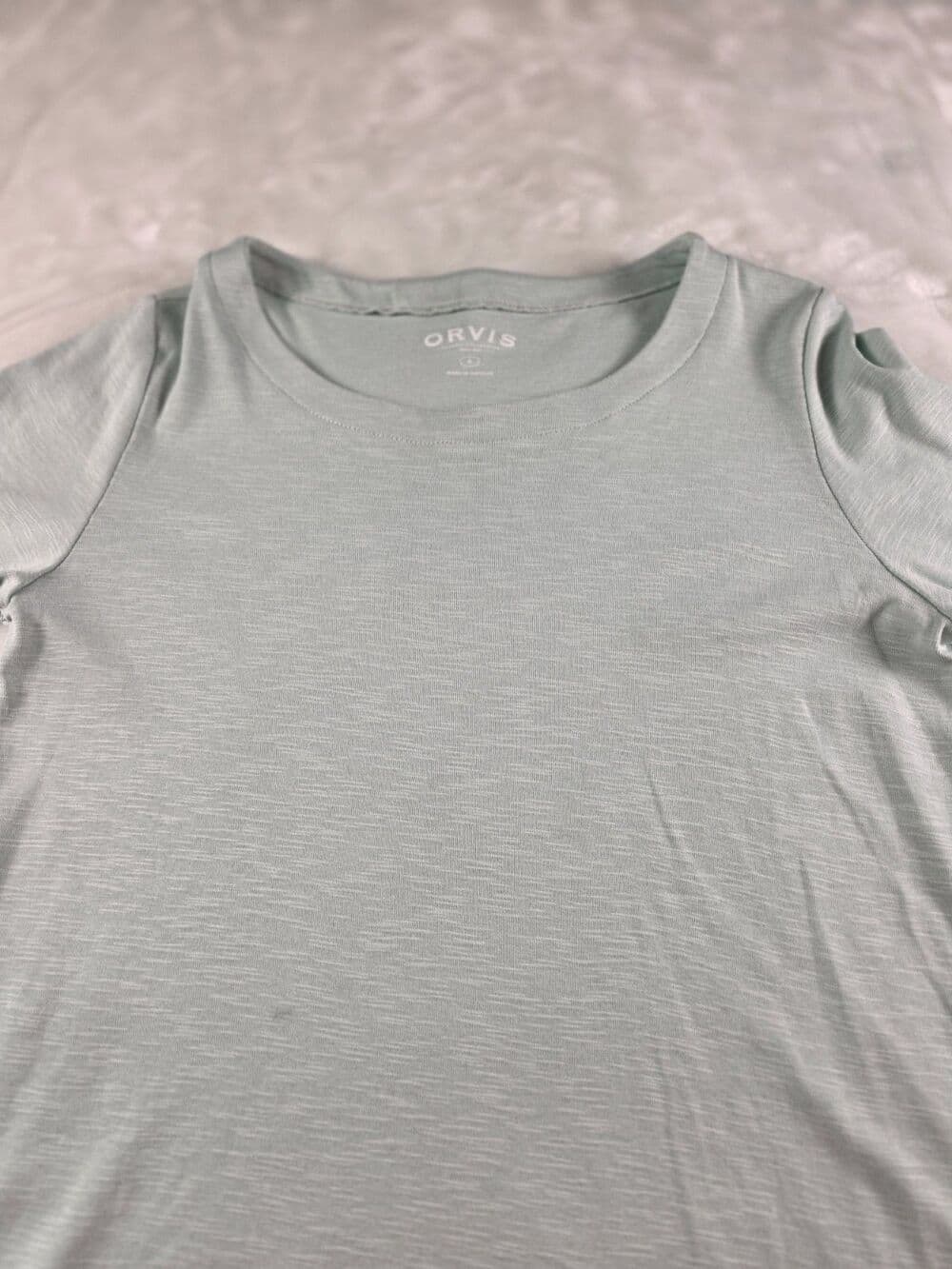 Orvis Women's Sz Small Short Sleeve Rayon Shirt