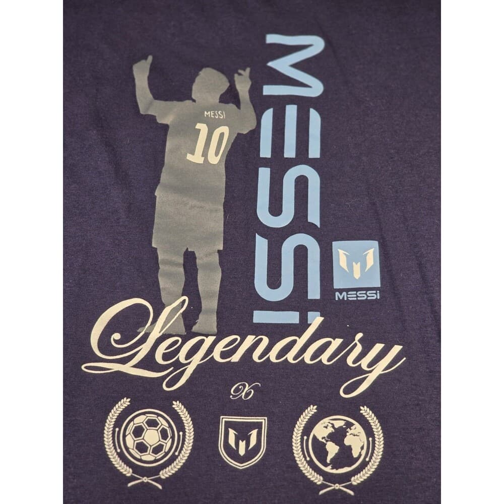 Lionel Messi Men's Medium Blue Graphic Soccer T-Shirt