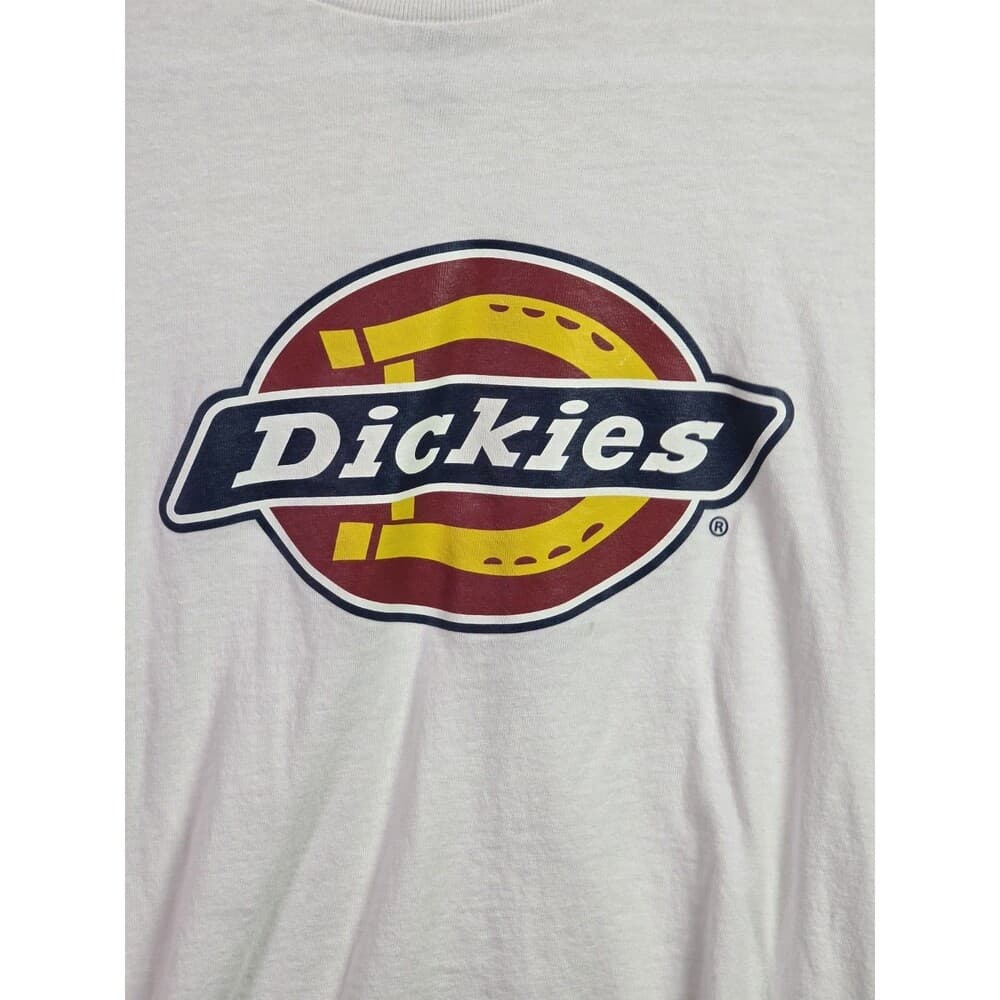 Dickie's Men's Small White Relaxed Fit Outdoors Long Sleeve Shirt