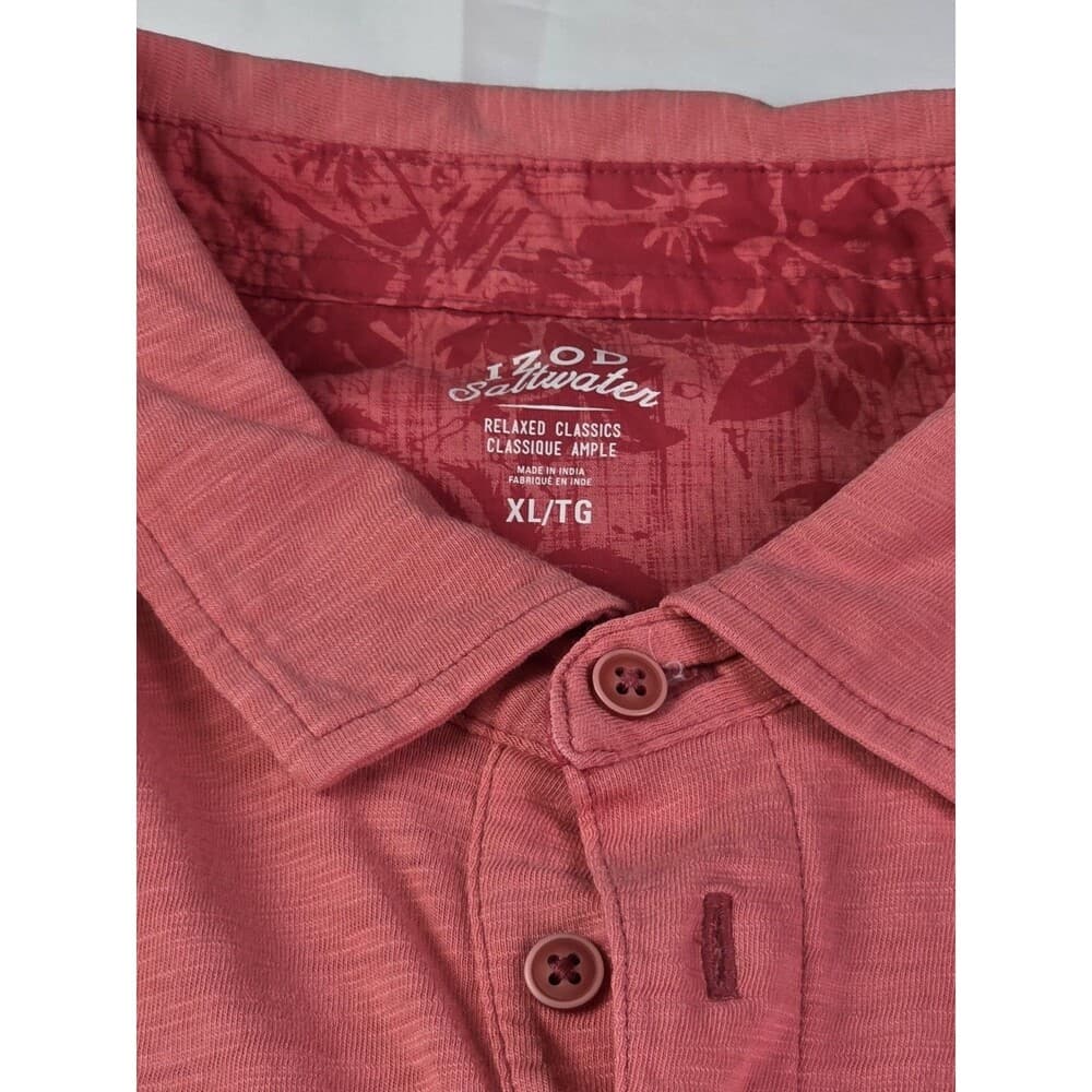 IZOD Men's XL Saltwater Short Sleeve Polo Shirt