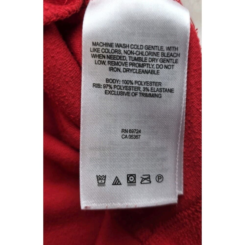 Columbia Women's Large Red Lightweight Pocketed Hoodie