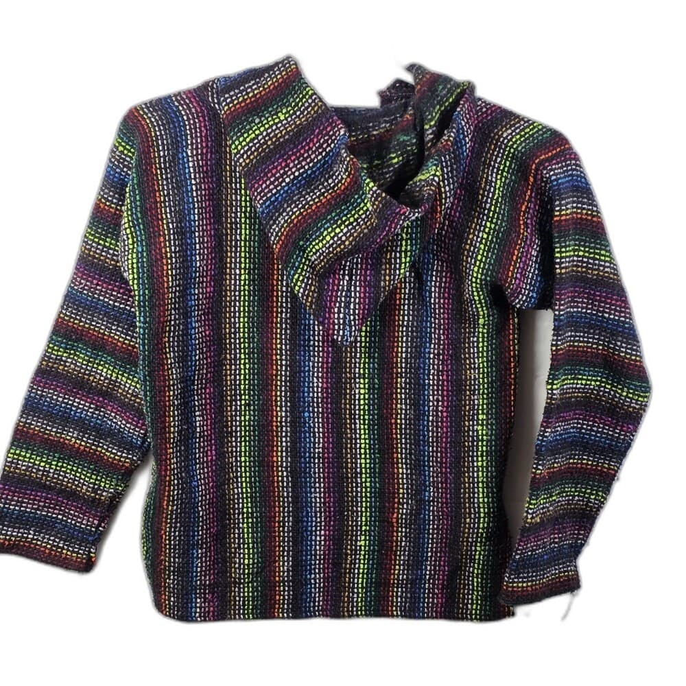 Lexcala Tijuana Size Small Multicolored Baja Poncho