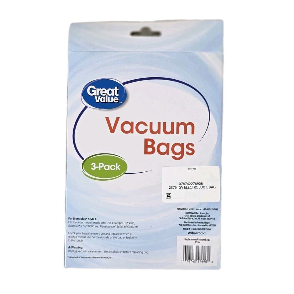 Great Value Kenmore Style U O & Miele Style Z Vacuum Cleaner (2 Boxes-6 Bags)