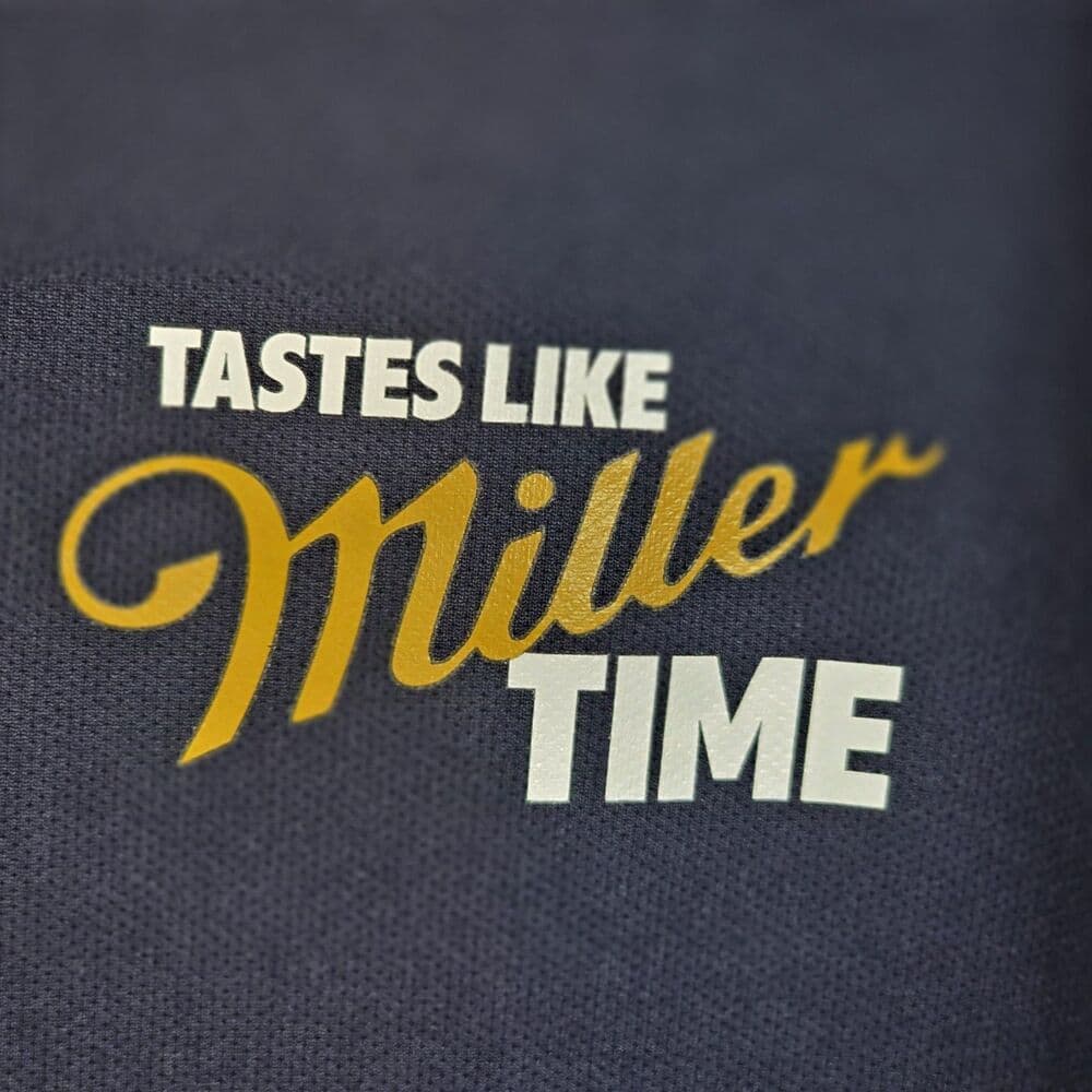 Miller Lite Men's Large Navy Blue Short Sleeve T-Shirt