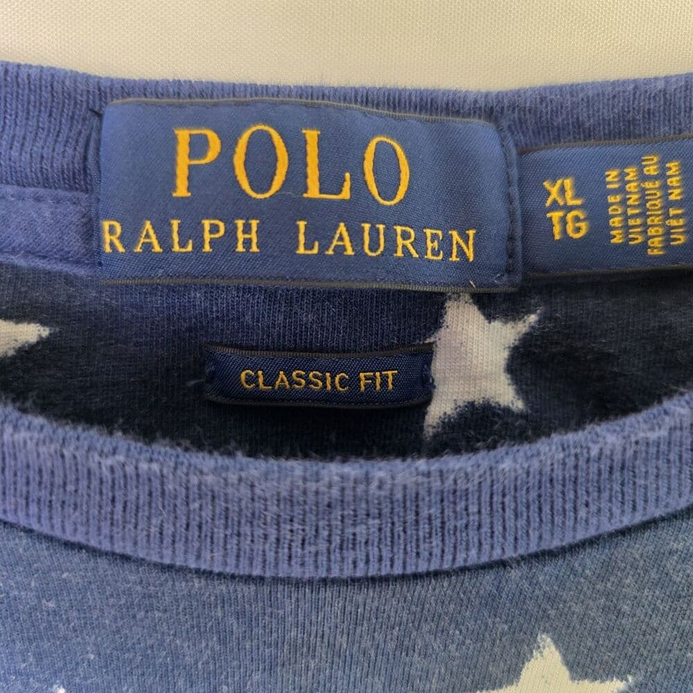 Polo Ralph Lauren Mens XL TG America’s Stars And Stripes Short Sleeve T-Shirt