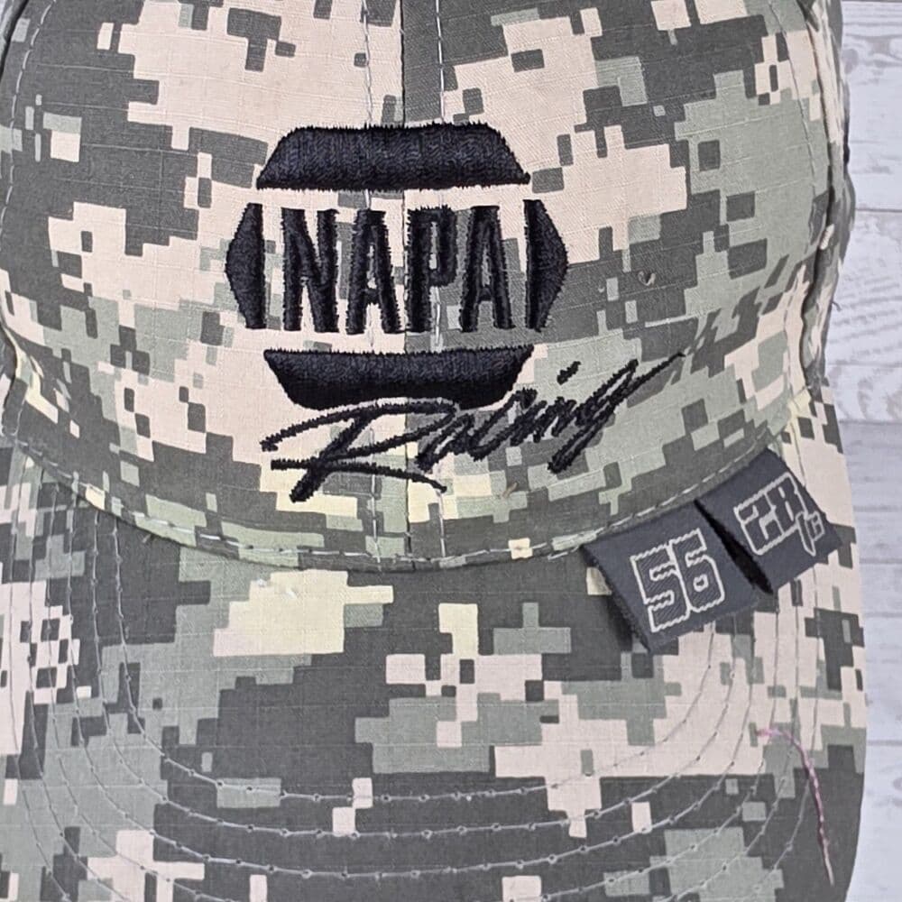 NAPA Racing Camo Martin Truex Jr, & Ron Capps Cap
