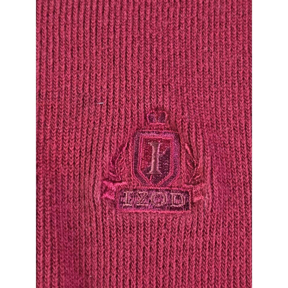 Izod Men's Size XL Red Long Sleeve Solid Shirt