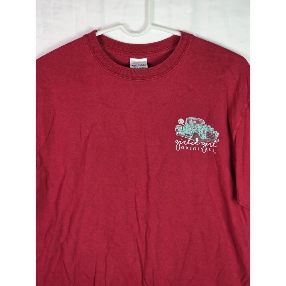 Girlie Girl Original Women's Medium Red Long Sleeve T-Shirt