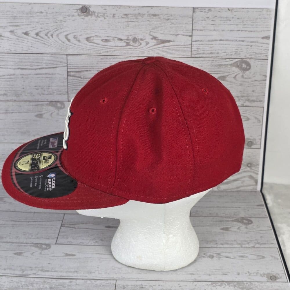 New Era59FIFTY Red St. Louis Cardinals Official MLB 7 3/4 Baseball Cap