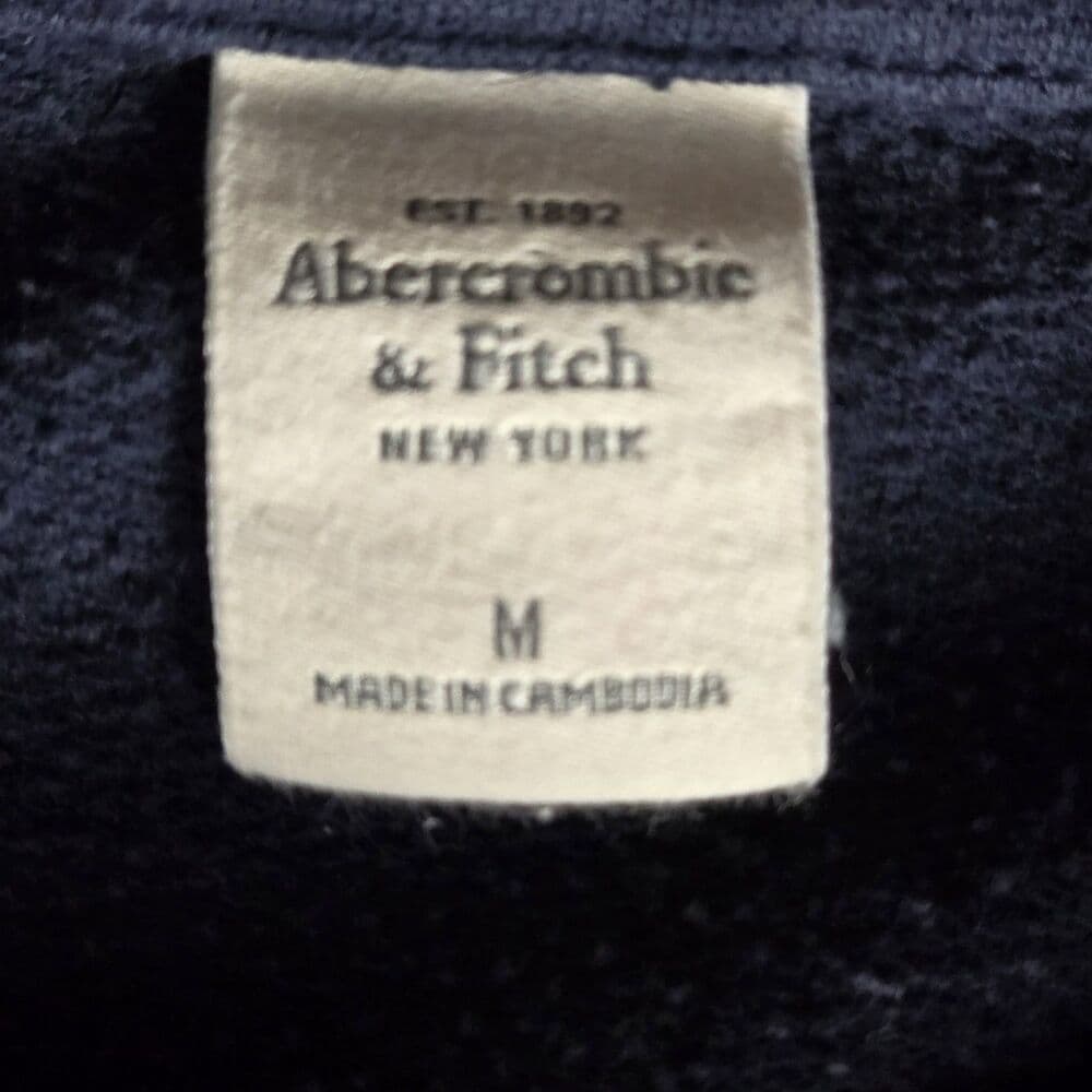 Abercrombie Womans Medium Navy Blue Sweatshirt