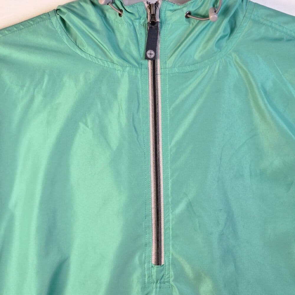 Lauren James Women's Large Aqua 1/2 Zip Pullover