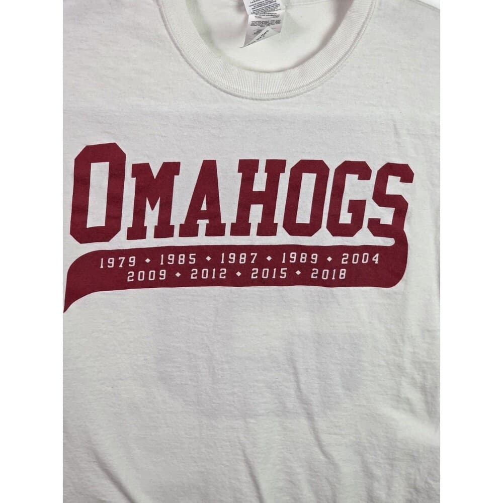 2015 Omahogs Arkansas Razorbacks Baseball T-shirt Small
