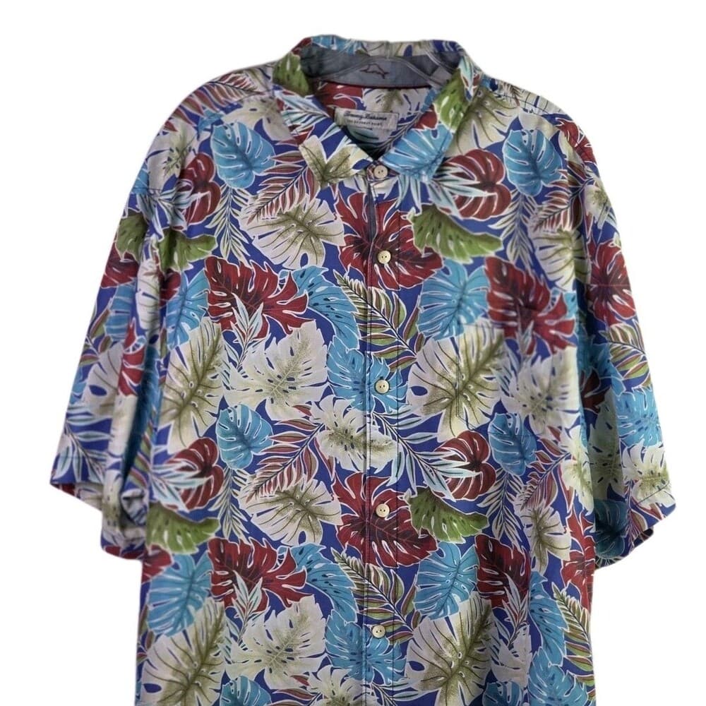 Tommy Bahama Men’s XXXL Hawaiian Tropical Multicolored Short Sleeve Shirt