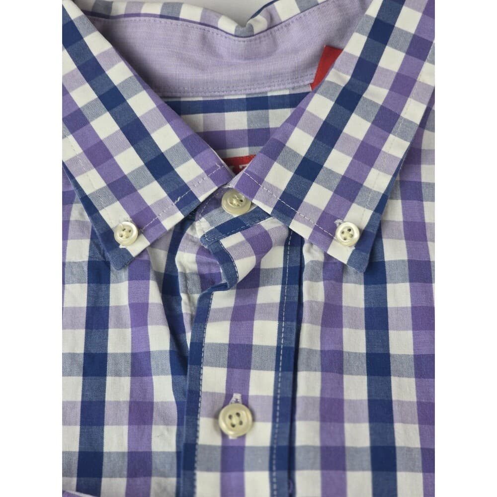 IZOD Men's XXL Plaid Multicolored Button Up Shirt