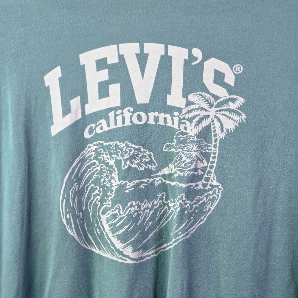 Levi Strauss & Co Men's XXL Teal Short Sleeve T-Shirt
