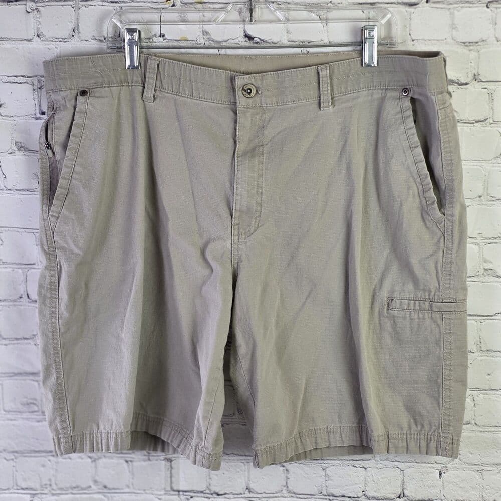Weatherproof Men's 42" Khaki Cargo Shorts