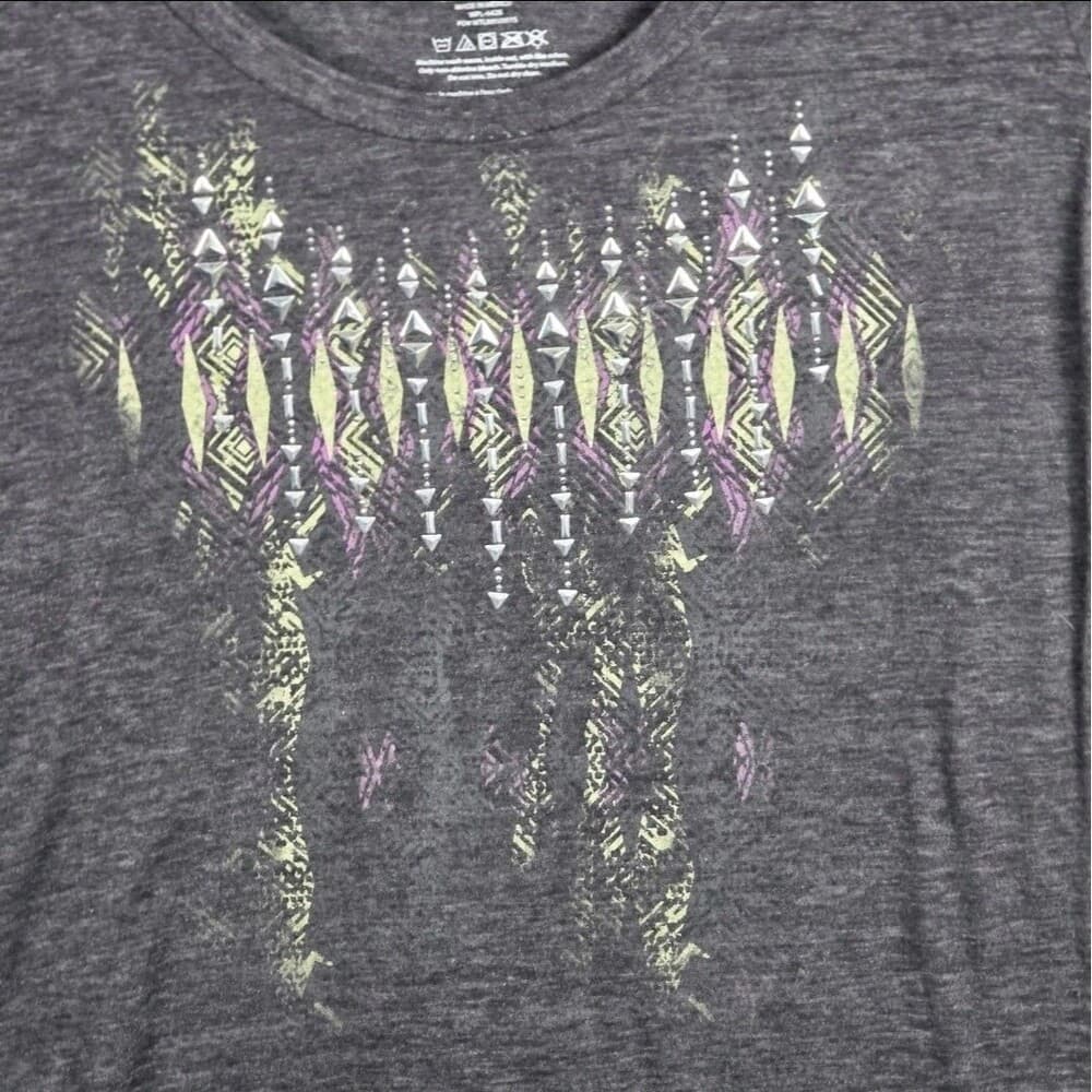 Wrangler ROCK 47 Women's XXL Gray Short Sleeve T-Shirt