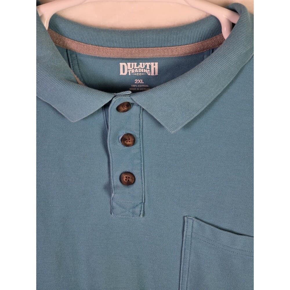 Duluth Trading Co Polo Men's Large Short Sleeve Shirt
