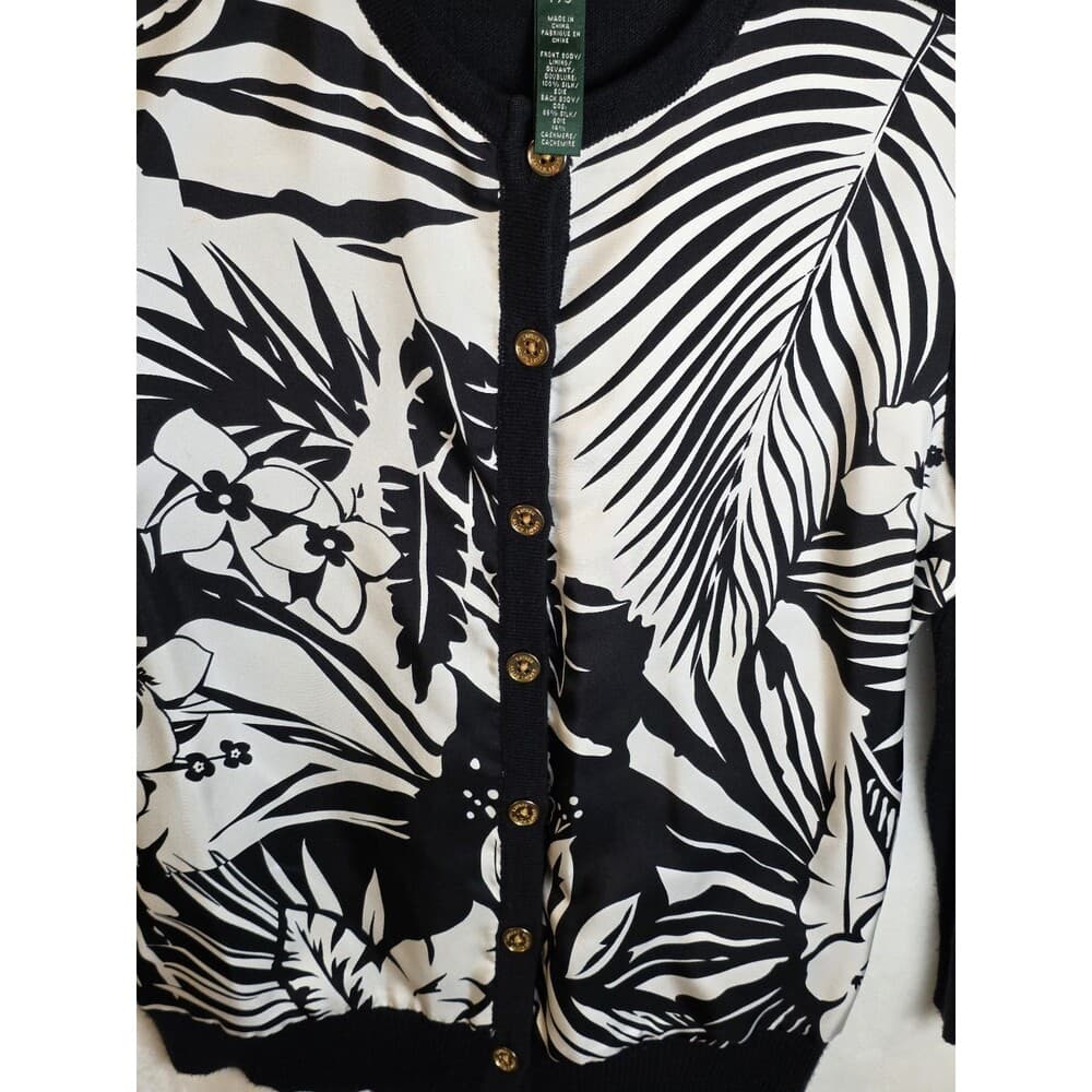 Lauren Ralph Lauren Women's Size P/S Silk and Cashmere cardigan