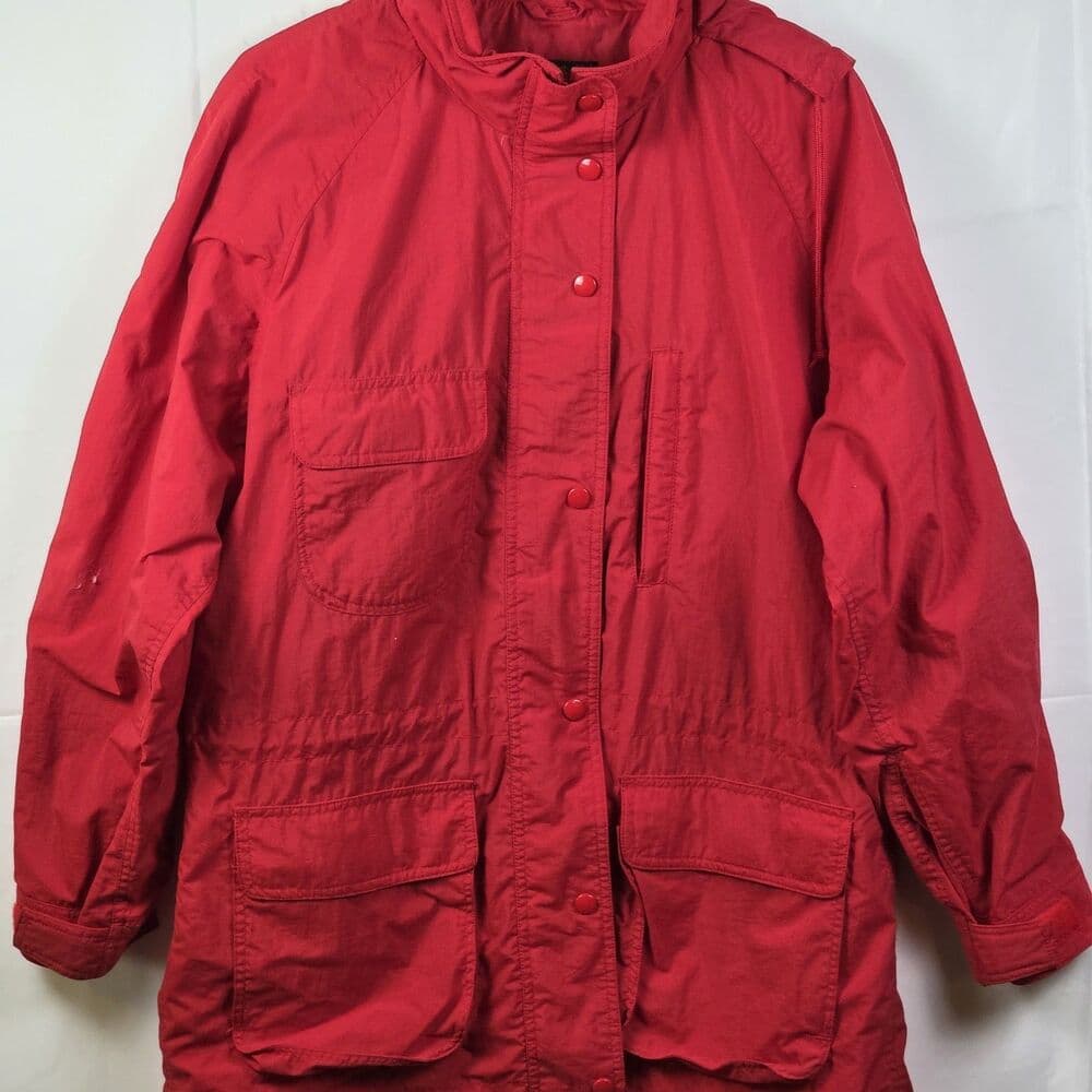 Vintage Eddie Bauer Men's Large Red Jacket (B67)